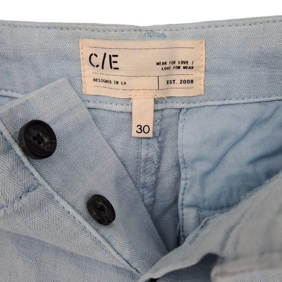 Current Elliott The Captain Pant in French Enamel Blue Women's Size 30 - Picture 4 of 7